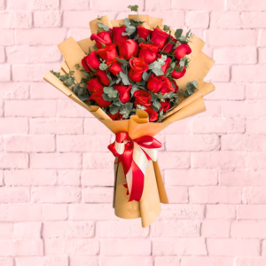 24PZ DE ROSAS ROJAS