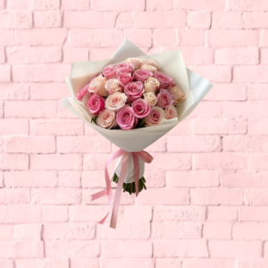 24pz mix de rosas rosas